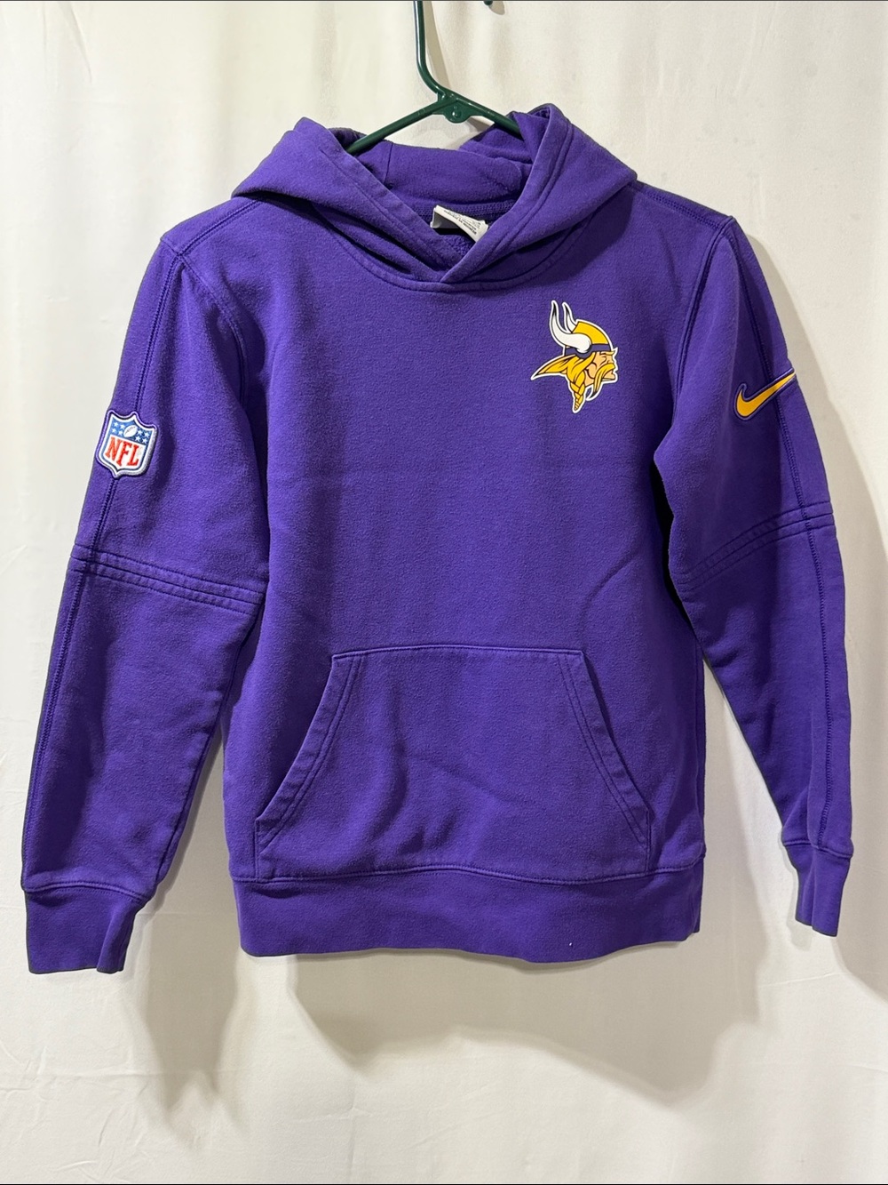 Nike Purple Minnesota Vikings Crewneck Hoodie / with matching sweat pants- Youth - Picture 2 of 13
